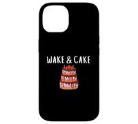 Carcasa para iPhone 14 Wake & Cake Costume Funny Cake Baker Decorator Meme Costume