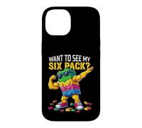 Carcasa para iPhone 14 Want To See MY Six Pack Funny Blocks Bricks Master Builder