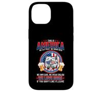 Carcasa para iPhone 14 Westie Dog This America We Love Dogs Patriotic 4th of July