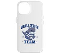 Carcasa para iPhone 14 Whale Watch Team Watching Crew Sports Mascot Sailor