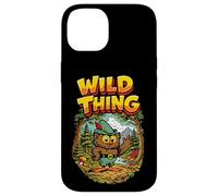 Carcasa para iPhone 14 Wild Thing! Retro Woodsy Owl Give a Hoot Vintage Earth Day