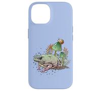 Carcasa para iPhone 14 Womens Girls Cottagecore Magical Frog Toad Snail Goblincore