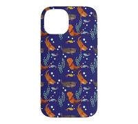 Carcasa para iPhone 14 Womens Girls Kids Pattern Sea Otter Lover