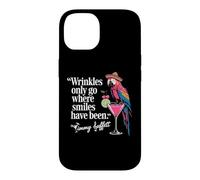 Carcasa para iPhone 14 Wrinkles Only Go Where Smiles Have Been Cute Parrot Mexican
