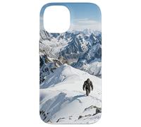 Carcasa para iPhone 14 Yeti Snow Mountain Peak - Gráfico Misterioso de Criatura Oculta