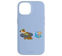 Carcasa para iPhone 14 Yogi Bear Yogi and Boo Boo Going Swimming