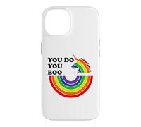 Carcasa para iPhone 14 You Do You Boo Unicorn Rainbow Pride LBGT Gay Pride LGBTQ