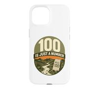 Carcasa para iPhone 15 100 es Solo un número de Ultramarathon Trail Badge