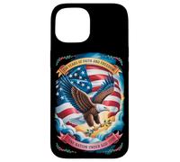 Carcasa para iPhone 15 250 Years One Nation Under God - Eagle 1776 Faith American