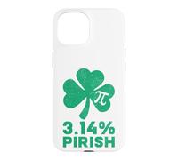 Carcasa para iPhone 15 3.14% Pirish Pi Día y San Patricio Matemáticas Profesor Irlandés Divertido