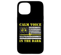 Carcasa para iPhone 15 911 Calm Voice In The Dark Despachador Despachador Despachando Bandera de Estados Unidos