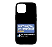 Carcasa para iPhone 15 942 A los Mosquitos Les gustó tu publicación Mosquito Meme Funny Camping