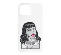 Carcasa para iPhone 15 A Pesar de la Mirada en mi Cara, todavía estás Hablando de Arte Pop