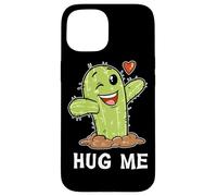 Carcasa para iPhone 15 Abrazos Gratis Hug Me Cacti Cactus espinoso No es un