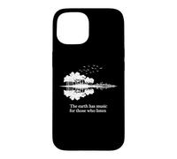 Carcasa para iPhone 15 Acoustic Guitar Earth Has Music For Those Who Listen