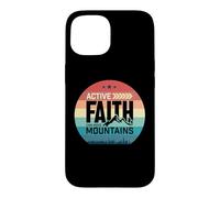 Carcasa para iPhone 15 Active Faith Can Move Mountains Christian Men Women Kids