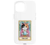 Carcasa para iPhone 15 Adivino Calico Cat The Cat Tarot Card