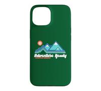 Carcasa para iPhone 15 Adventure Ready Scouting America Outdoor Mountains Hiking