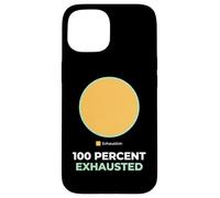 Carcasa para iPhone 15 Agotamiento 100 por ciento agotado Auditoría Fiscal Contable CPA