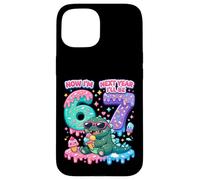 Carcasa para iPhone 15 Ahora Tengo 6 El próximo año seré 7 Kaiju Ice Cream 67 Meme Bday