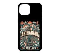 Carcasa para iPhone 15 Akihabara Mecánica Koi Futuro Distrito Tokio Japón Gráfico