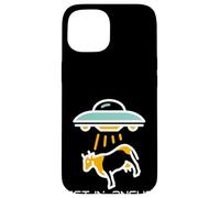 Carcasa para iPhone 15 Alien Abduction Cattle Angus Beef We're Having Hamburgers