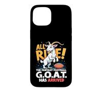 Carcasa para iPhone 15 All Rise The Fantasy Football Goat Has Arrived Men Women