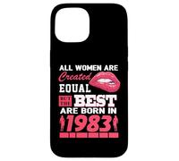 Carcasa para iPhone 15 All Women Are Born In 1983 43 Years Old Funny 43rd Birthday
