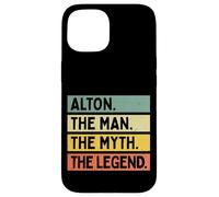 Carcasa para iPhone 15 Alton The Man The Myth The Legend - Cotización Personalizada Divertida