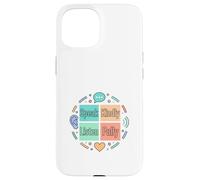 Carcasa para iPhone 15 Amable Comunicación Habla Escuchar Diseño de Conciencia
