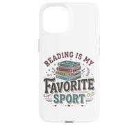 Carcasa para iPhone 15 Amante de los Libros Lectura Bookworm Bibliófilo Libro Nerd