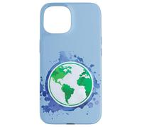 Carcasa para iPhone 15 Ambientalista Arte Globo Diseño Y Sostenibilidad Tierra