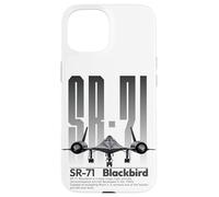Carcasa para iPhone 15 American SR71 Blackbird Spy Avión Militar Aviación Arte