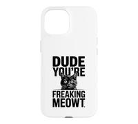 Carcasa para iPhone 15 Amigo, Eres una Maldita Imagen de Gato sorprendido por Meowt
