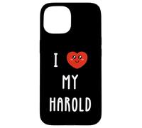 Carcasa para iPhone 15 Amo A Harold Nombre Gracioso
