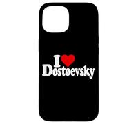 Carcasa para iPhone 15 Amo EL Nombre DE Dostoevsky del CORAZÓN EN UNA tee