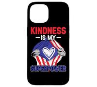 Carcasa para iPhone 15 Anti Bullying - La bondad es mi Superpoder