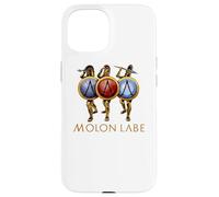 Carcasa para iPhone 15 Antigua Grecia - Molon Labe - Batalla de Las Termópilas - Esparta