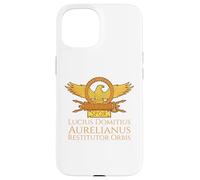 Carcasa para iPhone 15 Antiguo Emperador Romano Aureliano - Restitutor Orbis. SPQR Roma