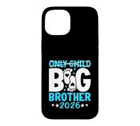 Carcasa para iPhone 15 Anuncio de bebé Only Child Big Brother 2026
