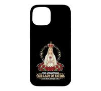 Carcasa para iPhone 15 Apariciones Nuestra Señora de Fátima Cova da Iria Portugal Rosario