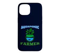 Carcasa para iPhone 15 Aquaponic Farmer Cultivador hidropónico de Agricultura sostenible