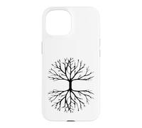Carcasa para iPhone 15 Árbol de la Vida Raíces Familiares paganas nórdicas