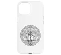 Carcasa para iPhone 15 Árbol de saúco pagano, paganismo, árbol de la Magia, Ogham