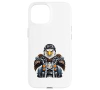Carcasa para iPhone 15 Arte de American Biker Eagle Freedom Rider