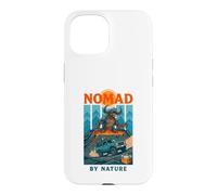 Carcasa para iPhone 15 Arte de Aventura Todoterreno Nomad by Nature Volcán Monster