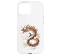 Carcasa para iPhone 15 Arte de Criatura mítica del dragón majestuoso de fantasía