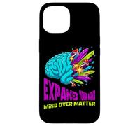 Carcasa para iPhone 15 Arte de Hongos cristalinos Coloridos del Cerebro anatómico Surrealista