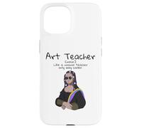Carcasa para iPhone 15 Arte Profesor Definición Mona Lisa Artista Divertido Enseñar Arte