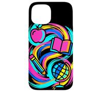 Carcasa para iPhone 15 Artículos Escolares Alumno Compañeros Clase Comienzo Clases